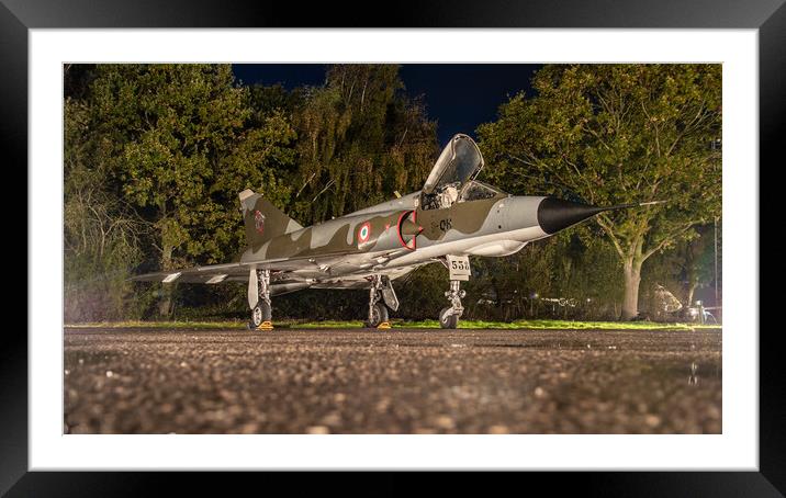 Dassault Mirage IIIE Framed Mounted Print by J Biggadike