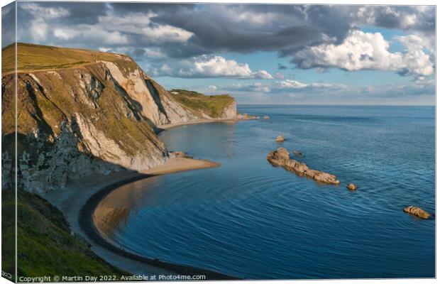 Majestic Man O War Cove: A Stunning Display of Nat Canvas Print by Martin Day