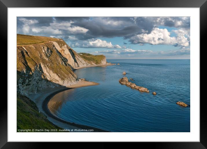 Majestic Man O War Cove: A Stunning Display of Nat Framed Mounted Print by Martin Day