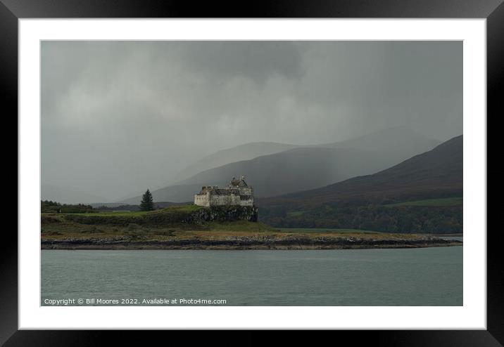 Duart Castle Framed Mounted Print by Bill Moores