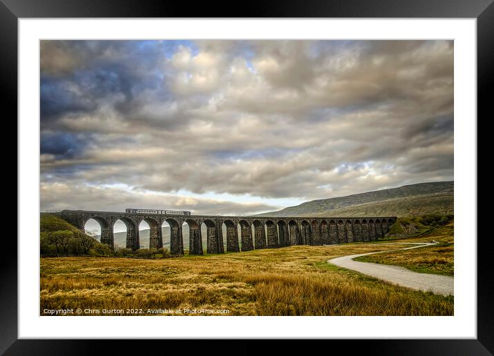 Ribblehead Viaduct Framed Mounted Print by Chris Gurton