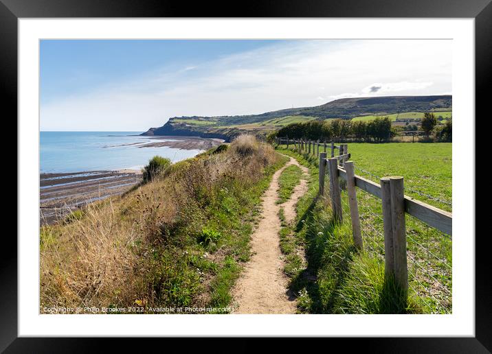 Cleveland Way, Yorkshire Framed Mounted Print by Philip Brookes