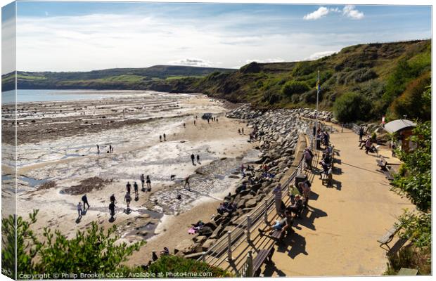 Robin Hood's Bay Canvas Print by Philip Brookes