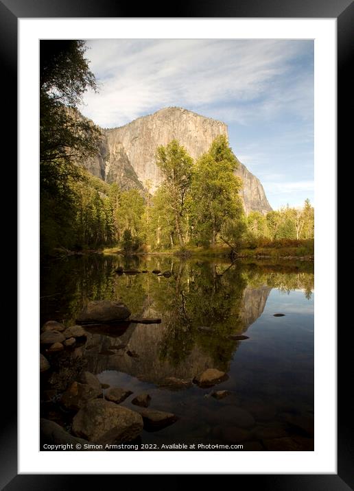 El Capitan Framed Mounted Print by Simon Armstrong