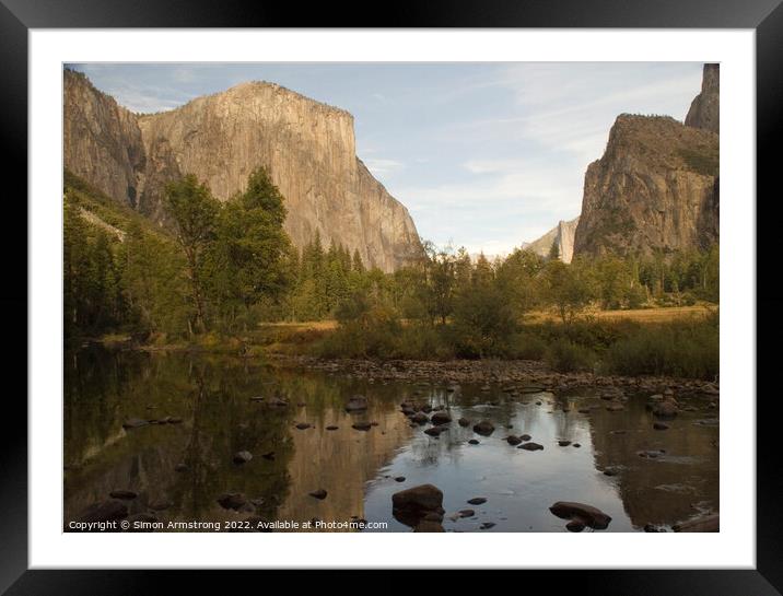 El Capitan  Framed Mounted Print by Simon Armstrong