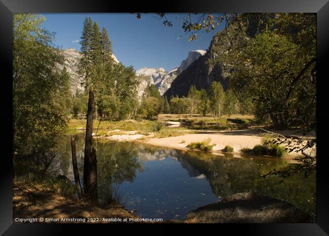 Yosemite Valley Framed Print by Simon Armstrong