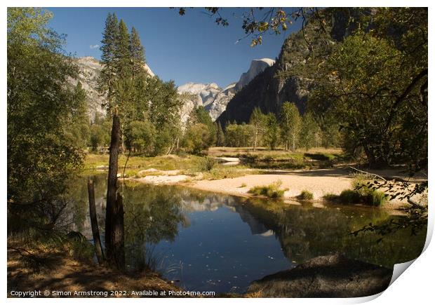 Yosemite Valley Print by Simon Armstrong