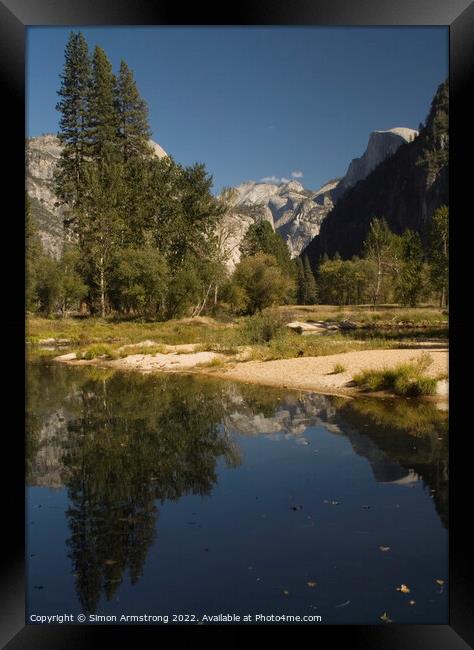Yosemite Valley Framed Print by Simon Armstrong