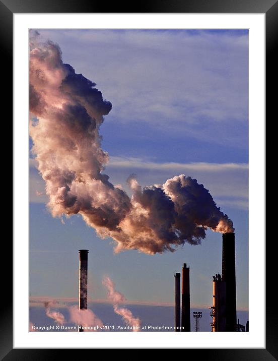 Industrial Framed Mounted Print by Darren Burroughs