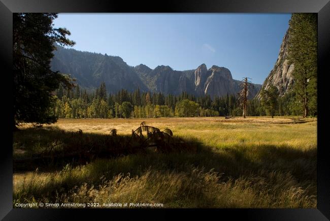 Yosemite Valley, California Framed Print by Simon Armstrong