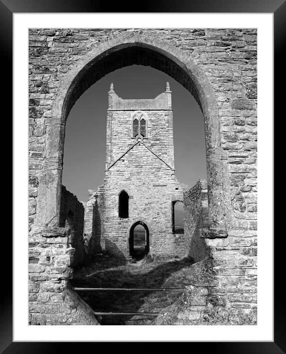 Burrow Mump Framed Mounted Print by Darren Galpin