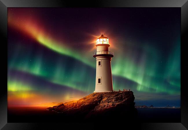 Burning Light Framed Print by Picture Wizard