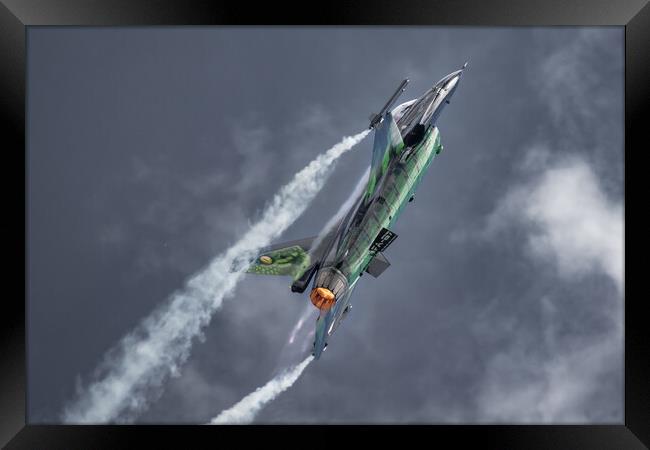 Belgian F-16 Fighting Falcon Framed Print by J Biggadike