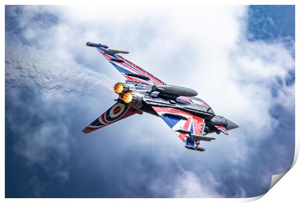 RAF Typhoon Blackjack ZJ914 Print by J Biggadike