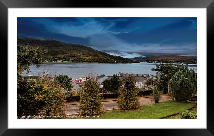 Serenity of Loch Linnhe: Fort William's Jewel Framed Mounted Print by Gilbert Hurree