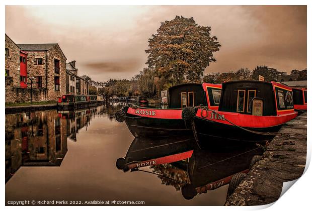 Rosie and Jim in Reflection Print by Richard Perks