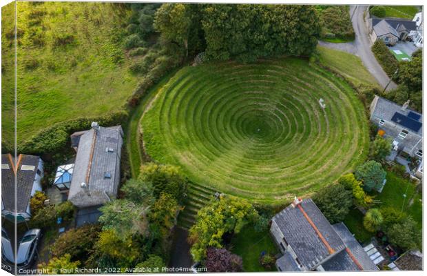 Gwennap Pit Canvas Print by Paul Richards