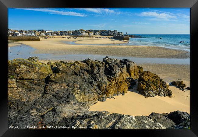 St Ives, Cornwall Framed Print by Paul Richards