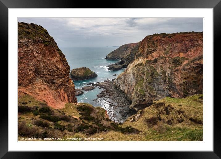 Trevellas, Cornwall Framed Mounted Print by Paul Richards