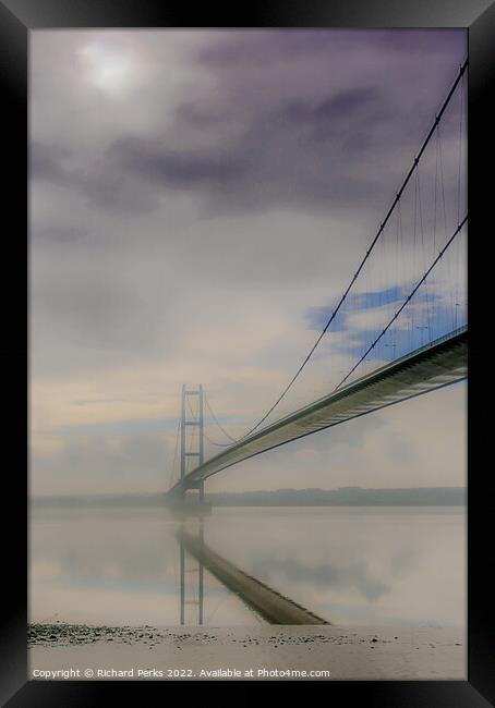 Humber Mist Framed Print by Richard Perks