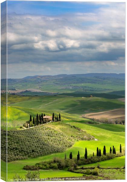 Tuscany in spring Canvas Print by Dirk Rüter