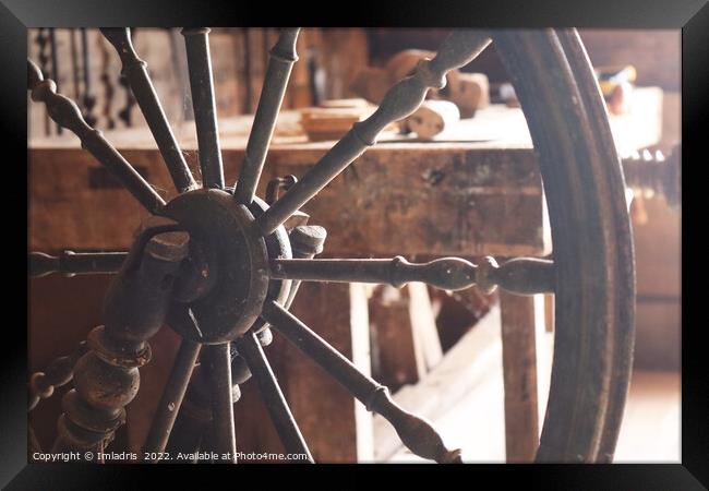 The Old Spinning Wheel Framed Print by Imladris 
