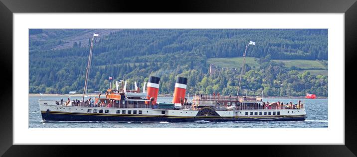 Paddle steamer Waverley, Brodick, Isle of Arran Framed Mounted Print by Allan Durward Photography