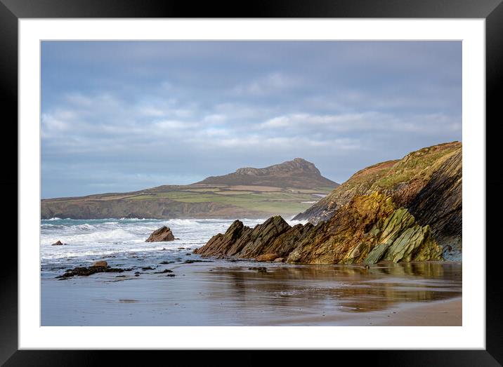 Whitesands Bay, Pembrokeshire, Wales. Framed Mounted Print by Colin Allen