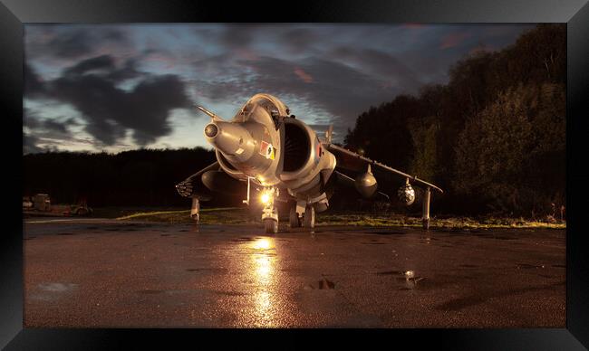 Hawker Harrier GR3 XV748 Framed Print by J Biggadike