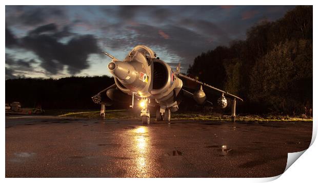 Hawker Harrier GR3 XV748 Print by J Biggadike