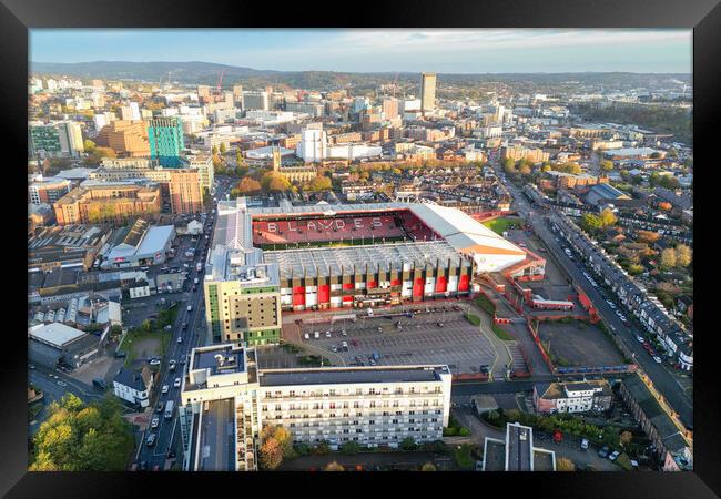 Bramall Lane Framed Print by Apollo Aerial Photography