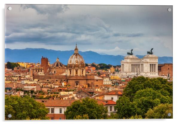 City of Rome In Italy Acrylic by Artur Bogacki