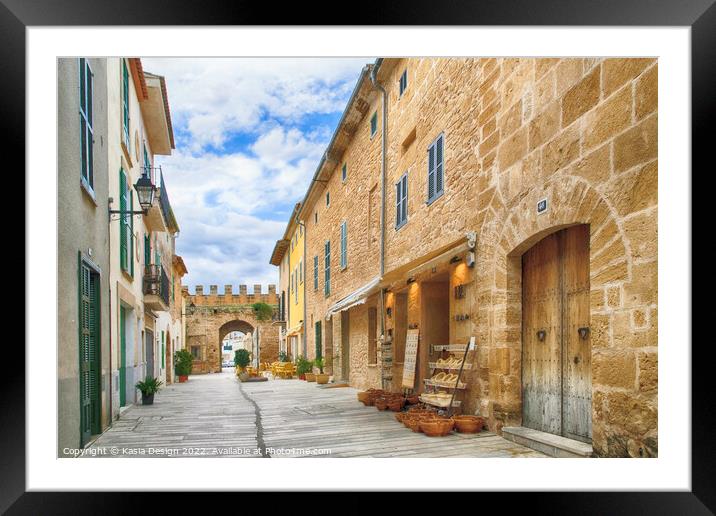 Discovering the Timeless Charm of Alcúdia Framed Mounted Print by Kasia Design