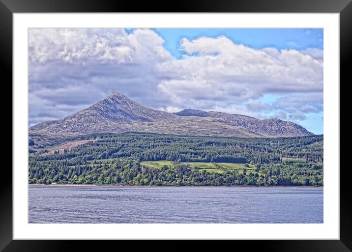 Goatfell, Isle of Arran, Bonnie Scotland Framed Mounted Print by Allan Durward Photography