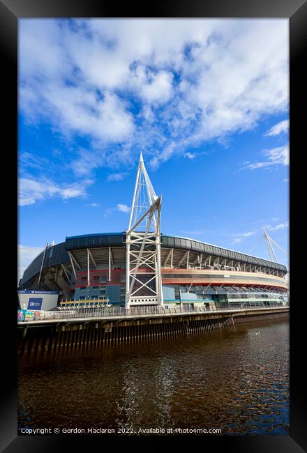 Principality Stadium, Cardiff, South Wales Framed Print by Gordon Maclaren
