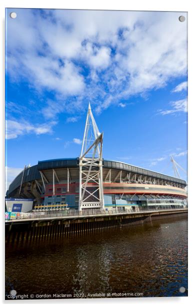 Principality Stadium, Cardiff, South Wales Acrylic by Gordon Maclaren