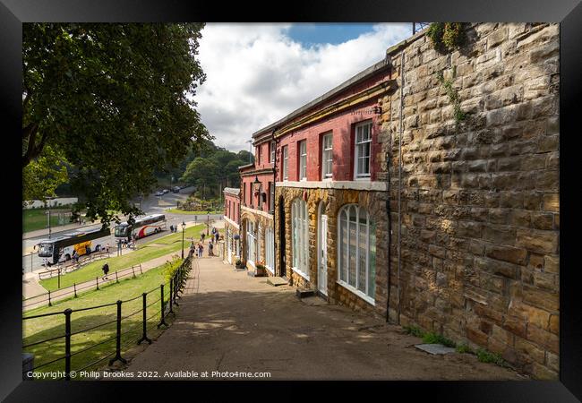 Museum Terrace, Scarborough Framed Print by Philip Brookes