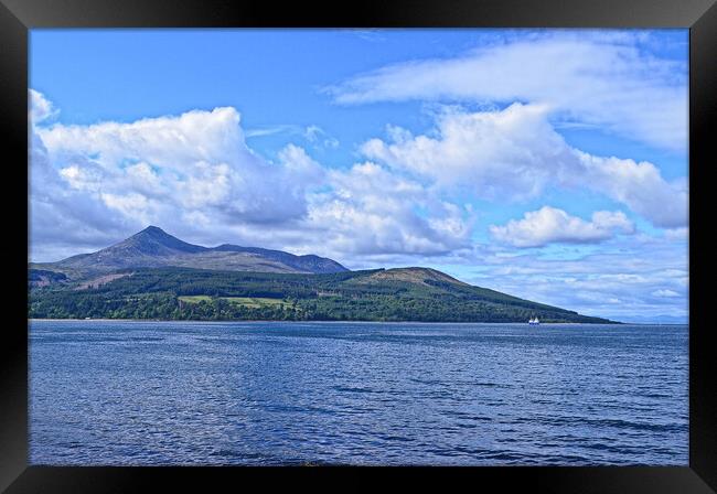 Goat Fell on the lovely Isle of Arran Framed Print by Allan Durward Photography