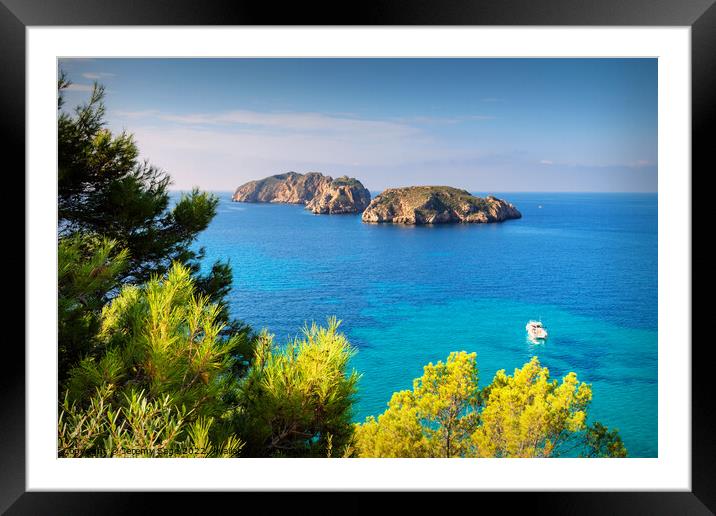 The Enchanting View of Mirador Illes Malgrat Framed Mounted Print by Jeremy Sage