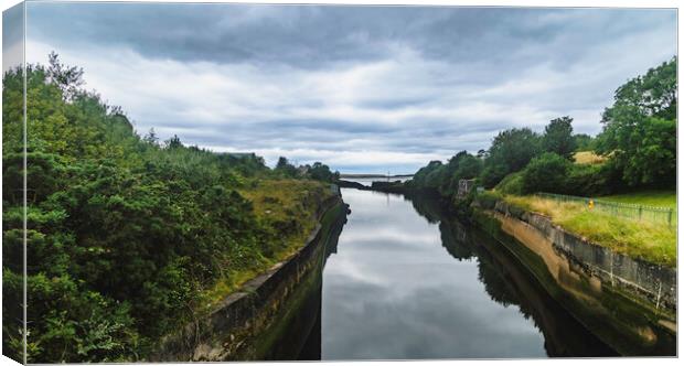 Donegal, River Erne Ballyshannon Canvas Print by Margaret Ryan