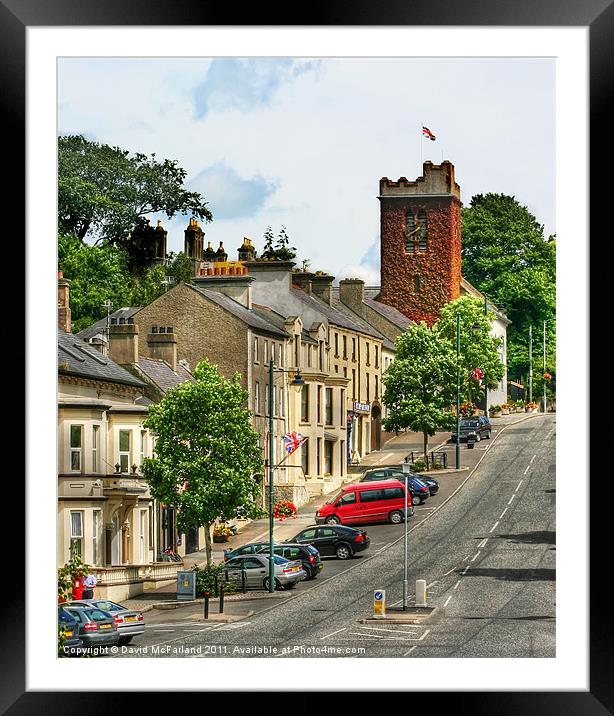 Richhill, County Armagh Framed Mounted Print by David McFarland