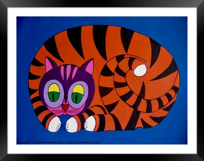 Unity Cat #4 Framed Mounted Print by Stephanie Moore