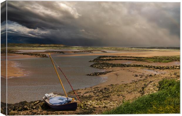 AFTER THE STORM - ESTUARY NORFOLK COASTLINE Canvas Print by Tony Sharp LRPS CPAGB