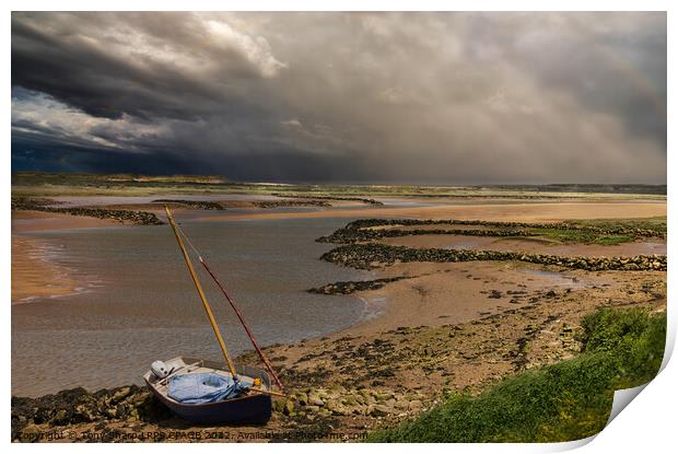 AFTER THE STORM - ESTUARY NORFOLK COASTLINE Print by Tony Sharp LRPS CPAGB