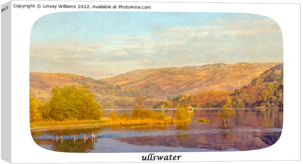 Ullswater Canvas Print by Linsey Williams