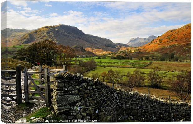The Cumbrian Coutryside Canvas Print by Jason Connolly