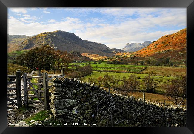 The Cumbrian Coutryside Framed Print by Jason Connolly