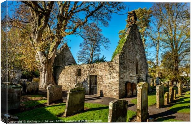 Haunting Beauty of Old Alloway Canvas Print by Rodney Hutchinson