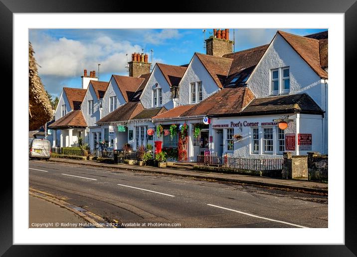 Discover the Charm of Alloway Framed Mounted Print by Rodney Hutchinson