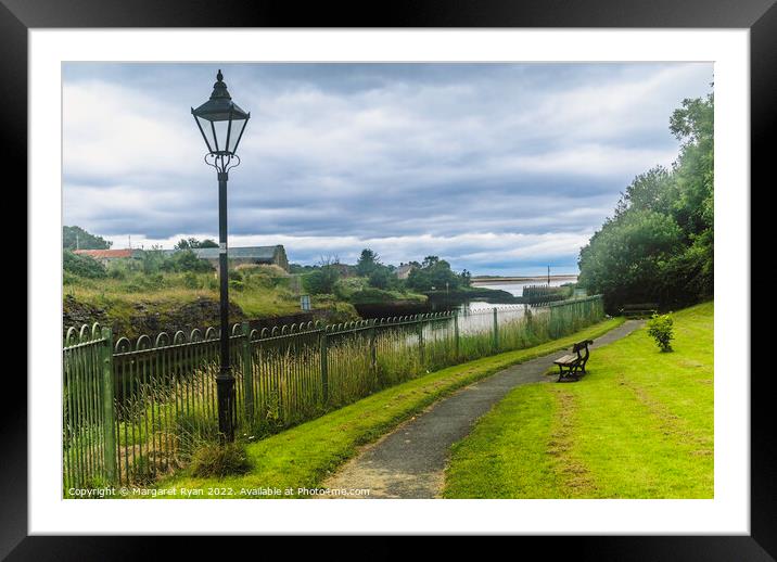 Donegal, Riverside Walk Ballyshannon Framed Mounted Print by Margaret Ryan